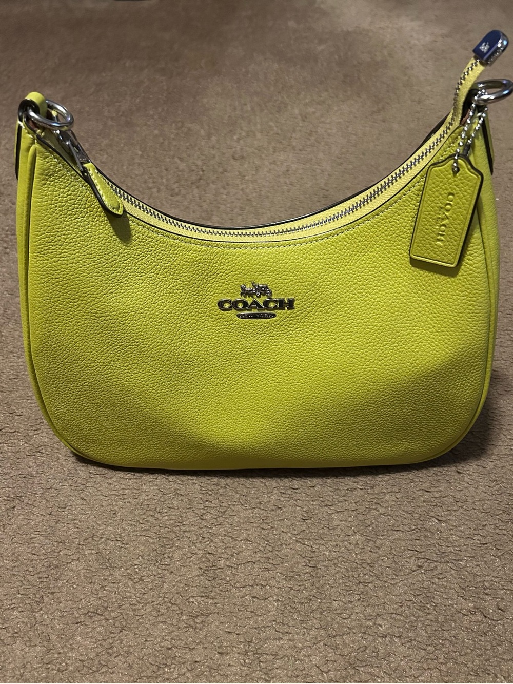 Coach Teri Hobo With Signature Canvas